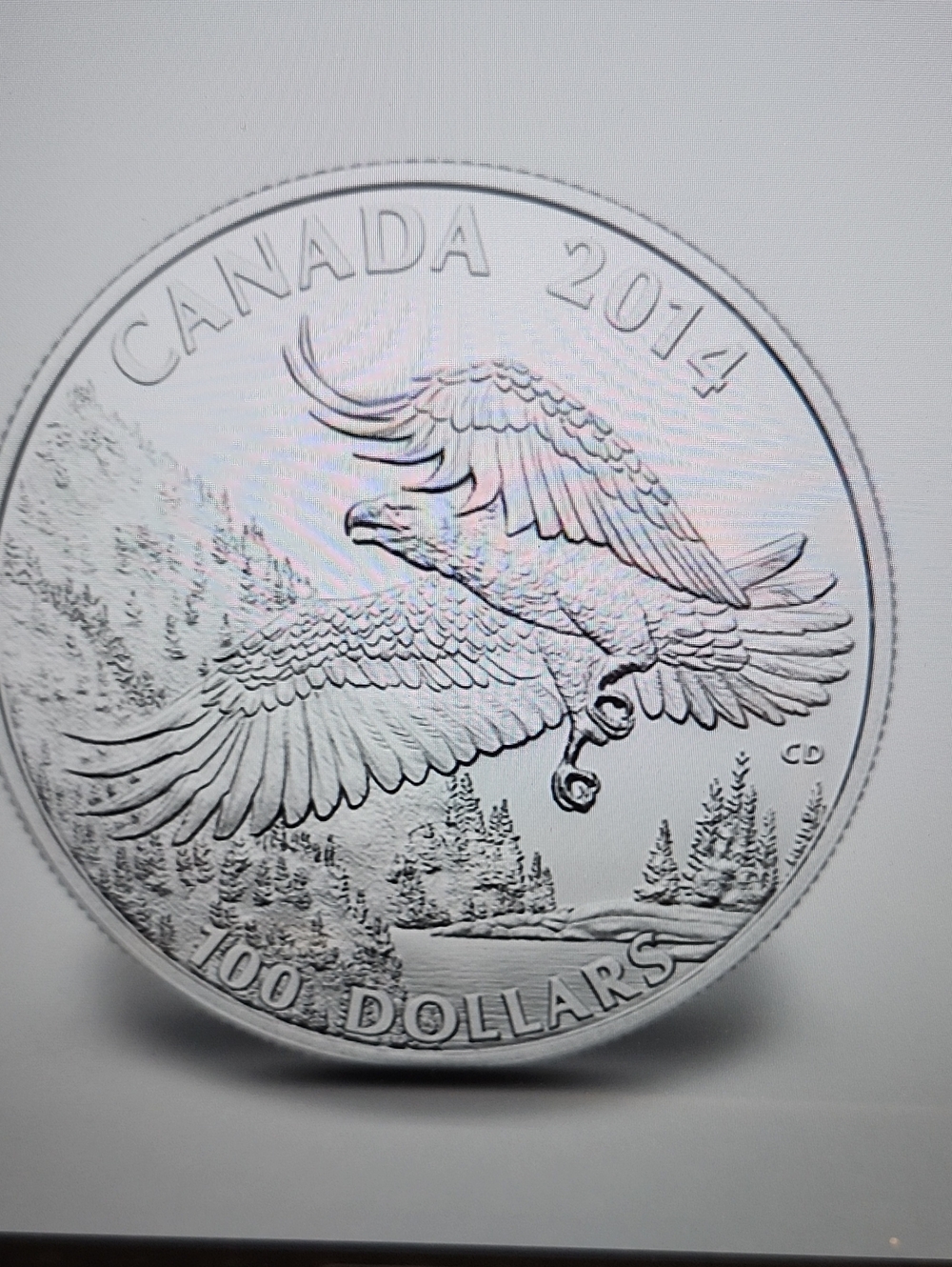 Fine Silver Coin - Bald Eagle (2014)